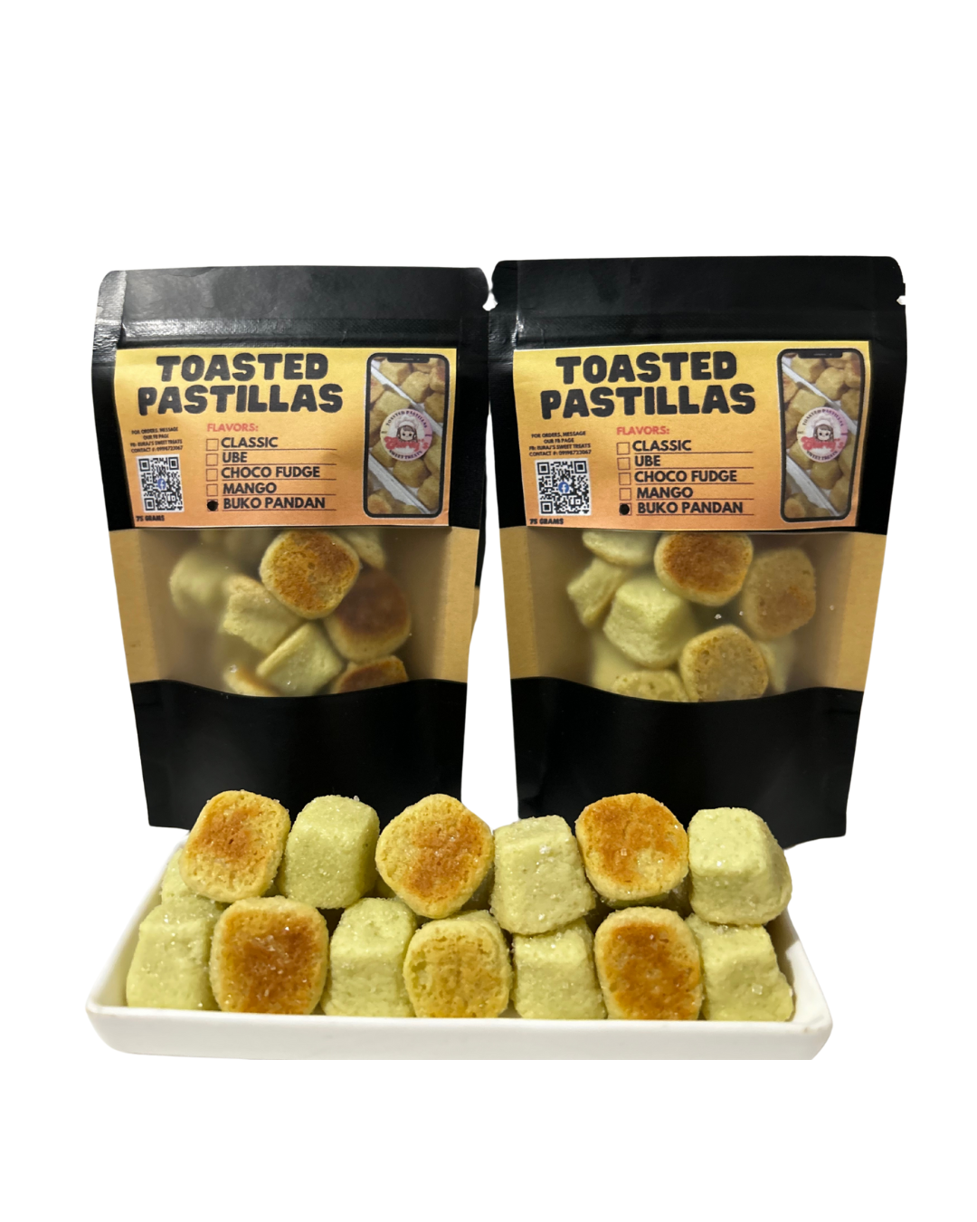 BUKO PANDAN TOASTED PASTILLAS